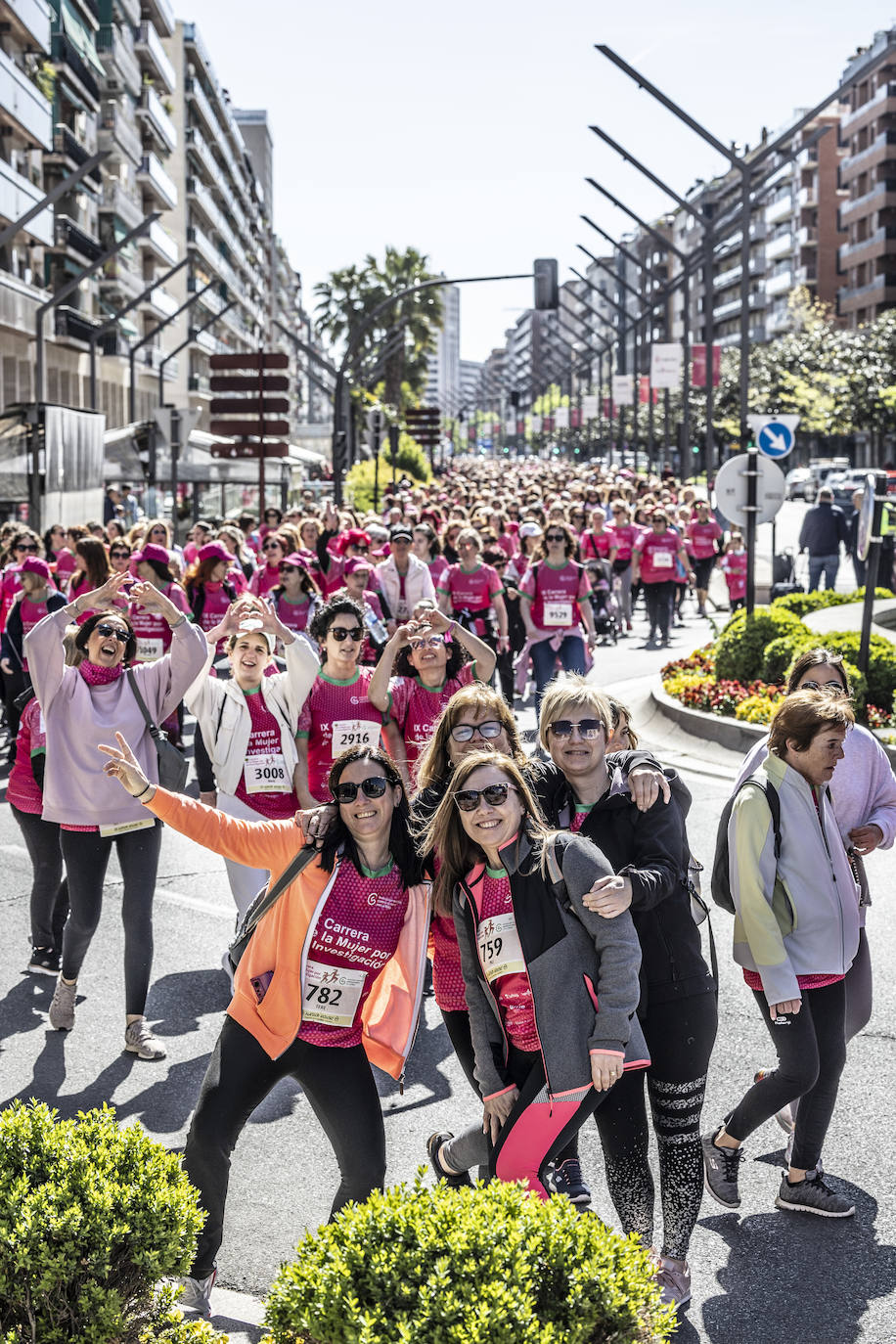 Las imágenes de la Carrera de la Mujer (I)