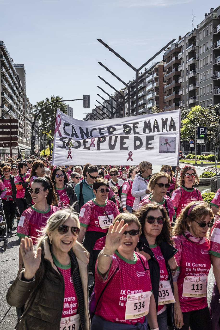 Las imágenes de la Carrera de la Mujer (I)