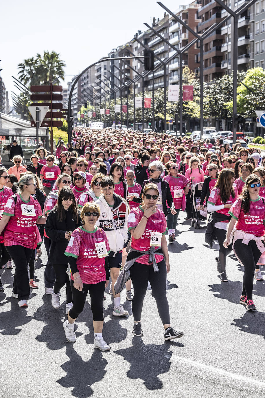 Las imágenes de la Carrera de la Mujer (I)