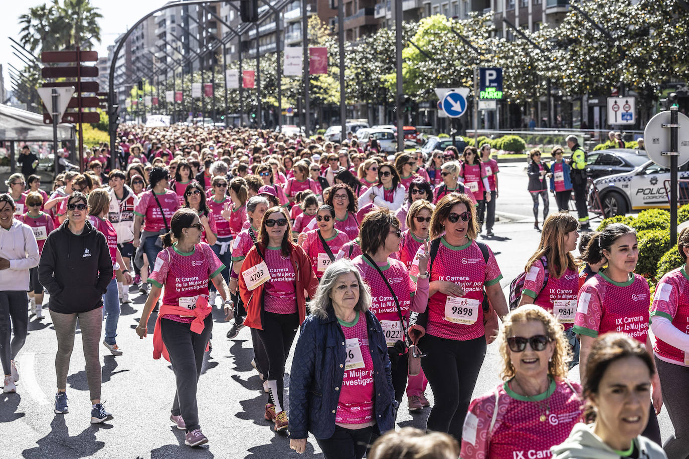 Las imágenes de la Carrera de la Mujer (I)