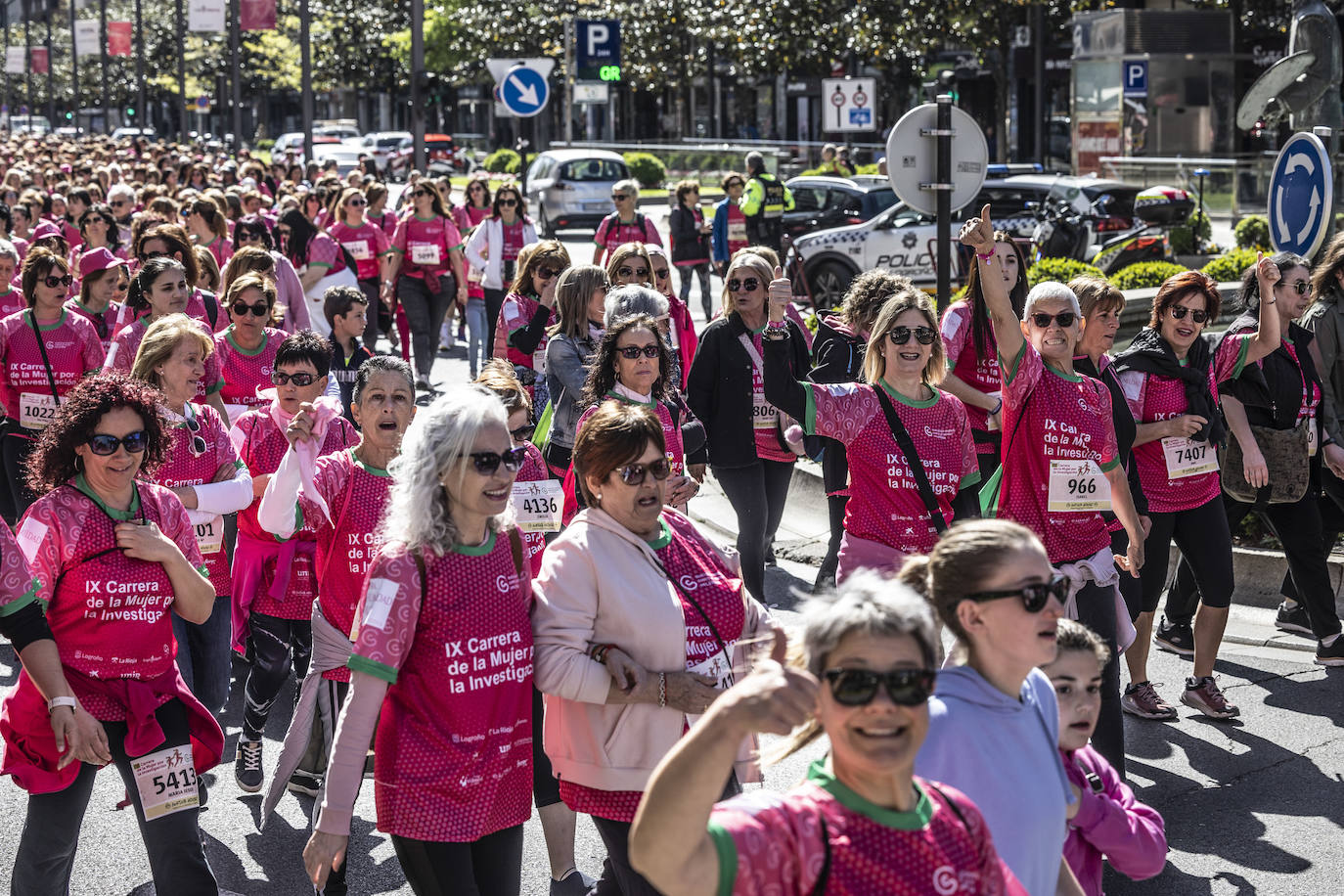 Las imágenes de la Carrera de la Mujer (I)