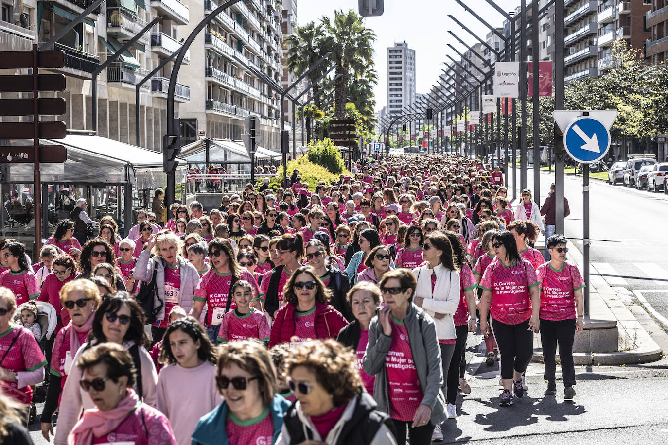 Las imágenes de la Carrera de la Mujer (I)