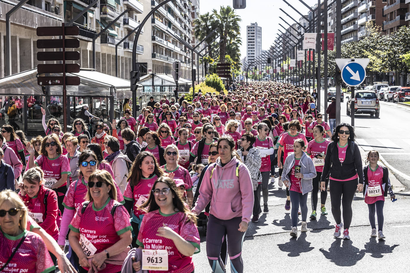 Las imágenes de la Carrera de la Mujer (I)