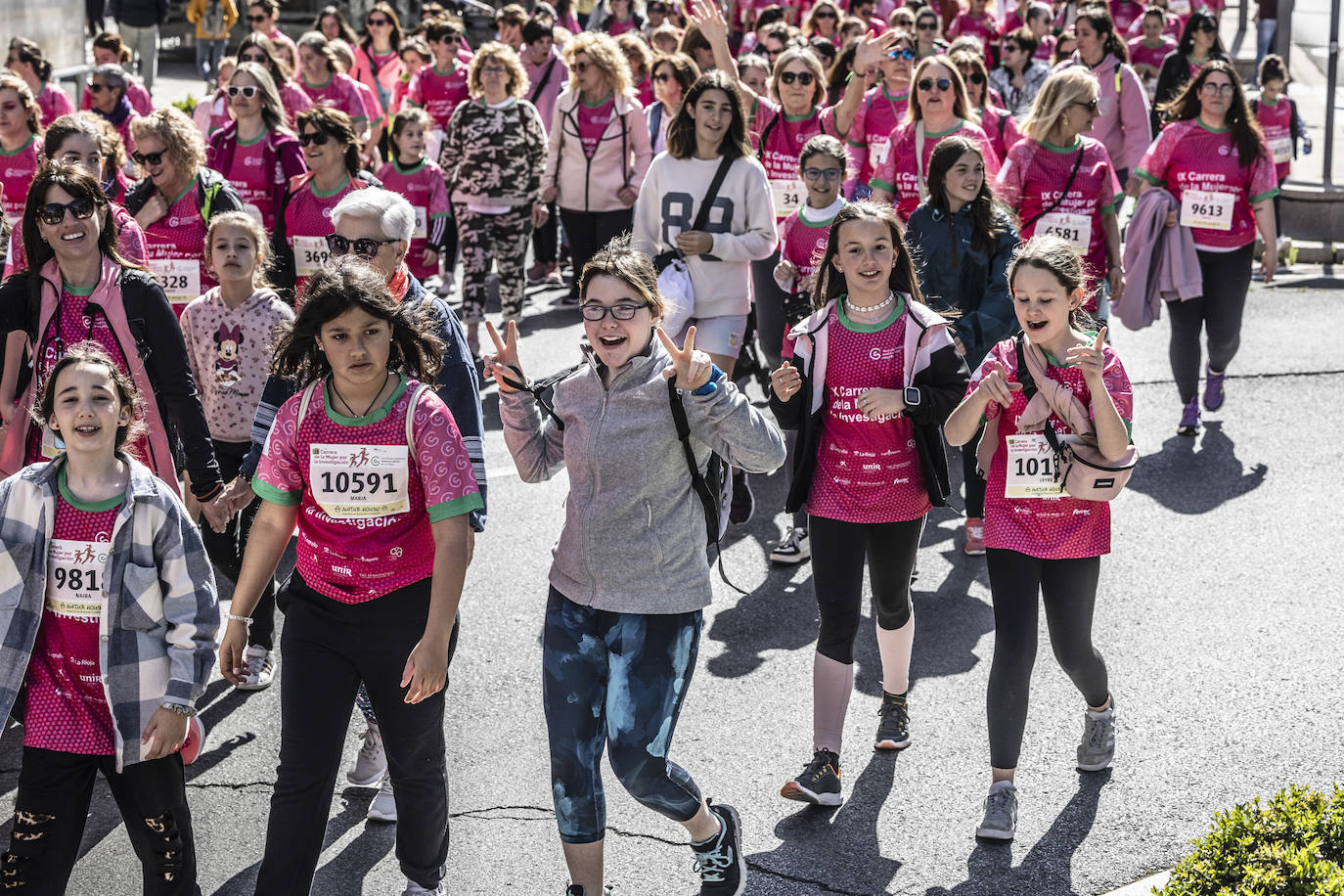 Las imágenes de la Carrera de la Mujer (I)