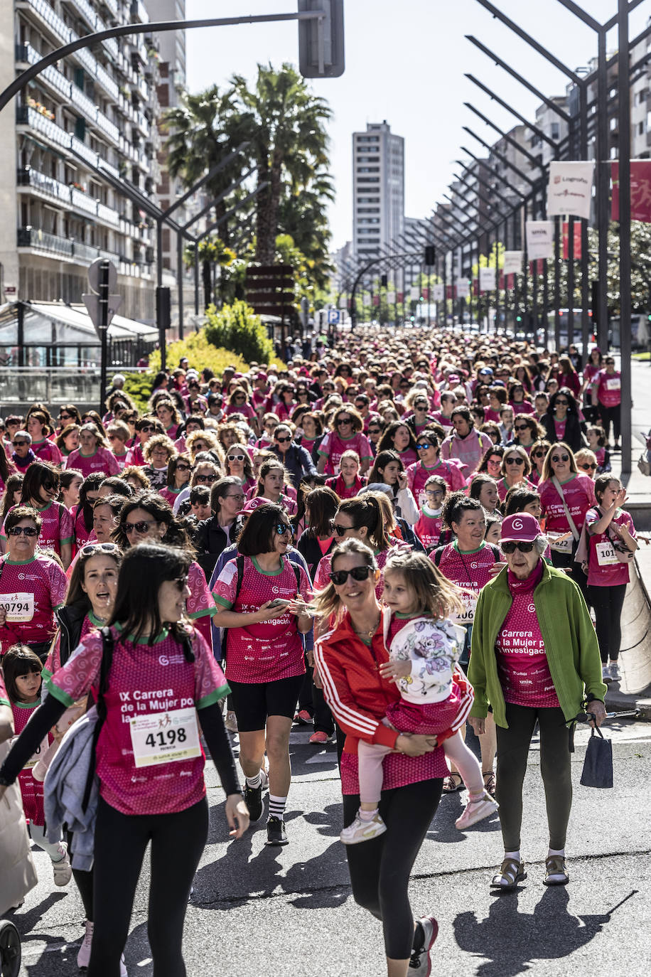 Las imágenes de la Carrera de la Mujer (I)