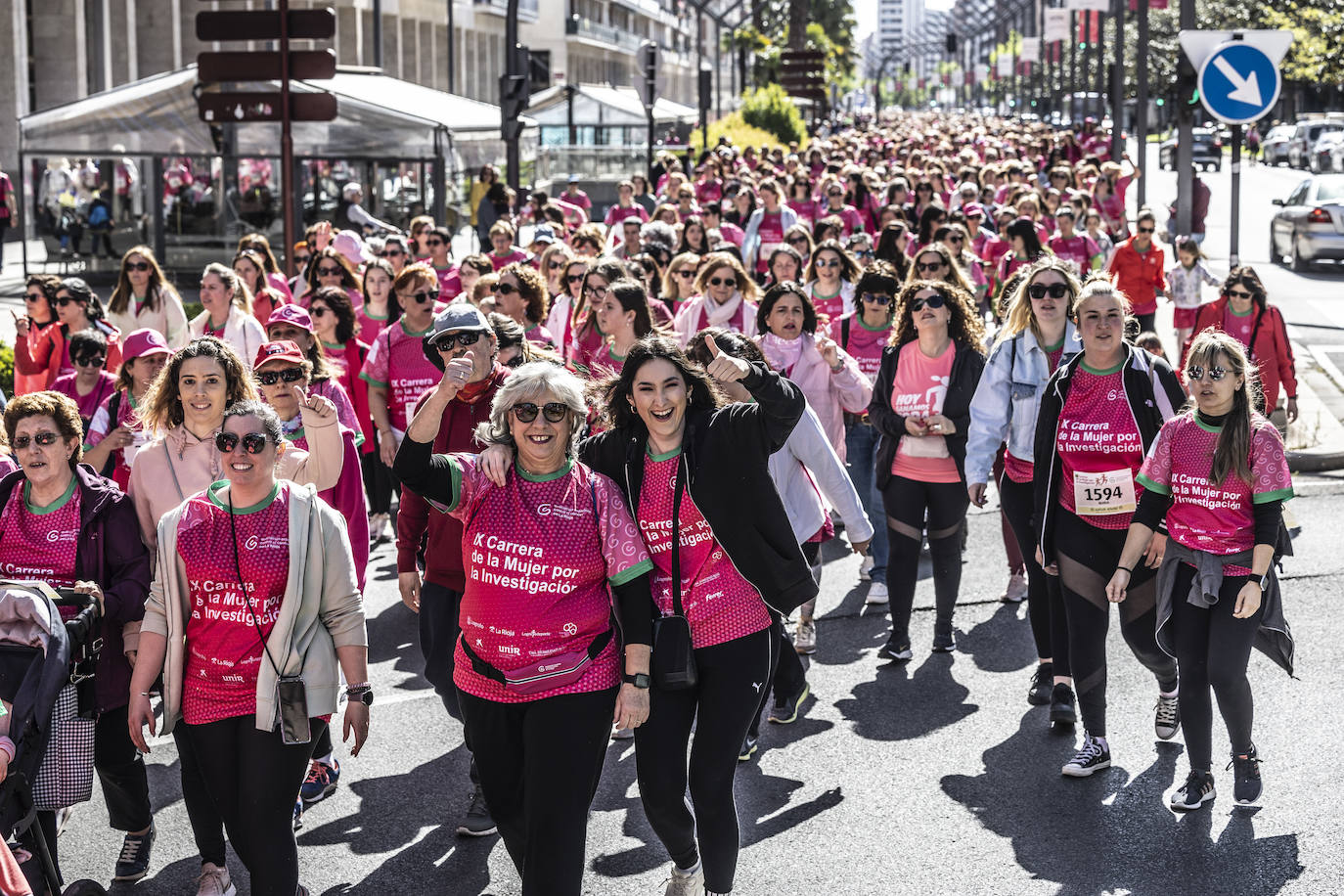 Las imágenes de la Carrera de la Mujer (I)