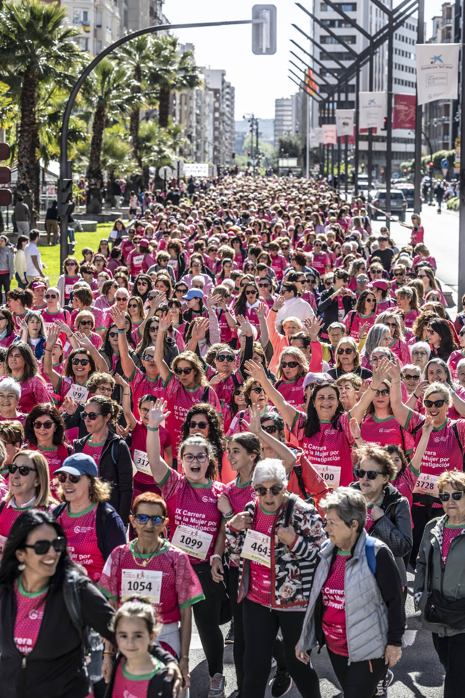 Las imágenes de la Carrera de la Mujer (I)