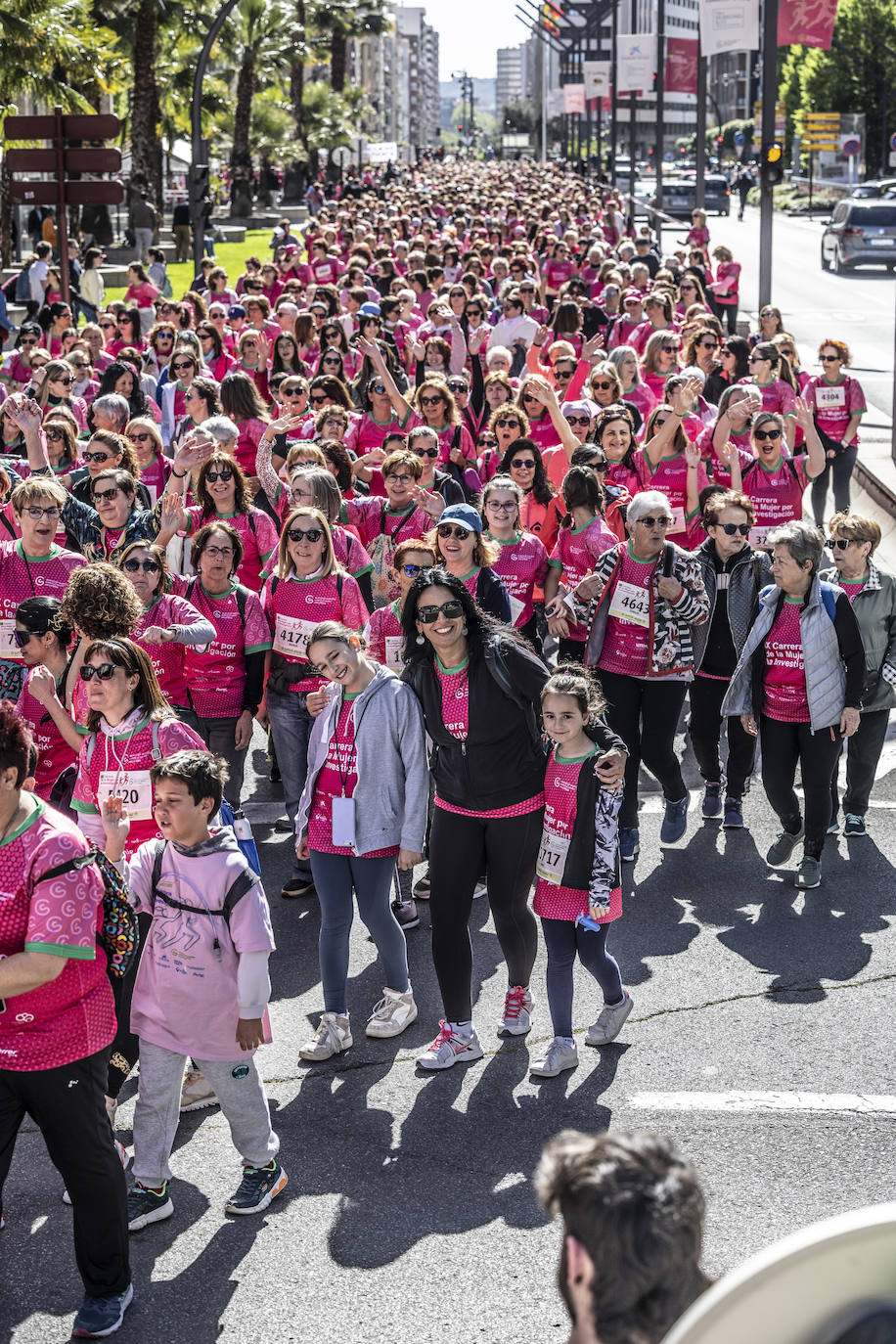 Las imágenes de la Carrera de la Mujer (I)