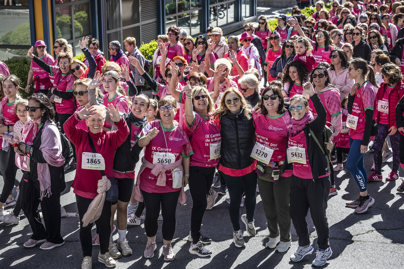 Las imágenes de la Carrera de la Mujer (I)