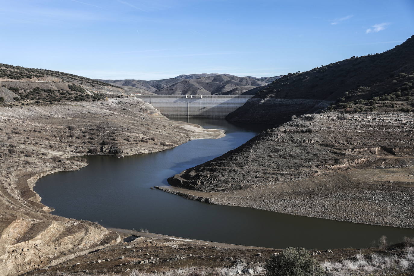 Imagen de archivo de la presa de Enciso.