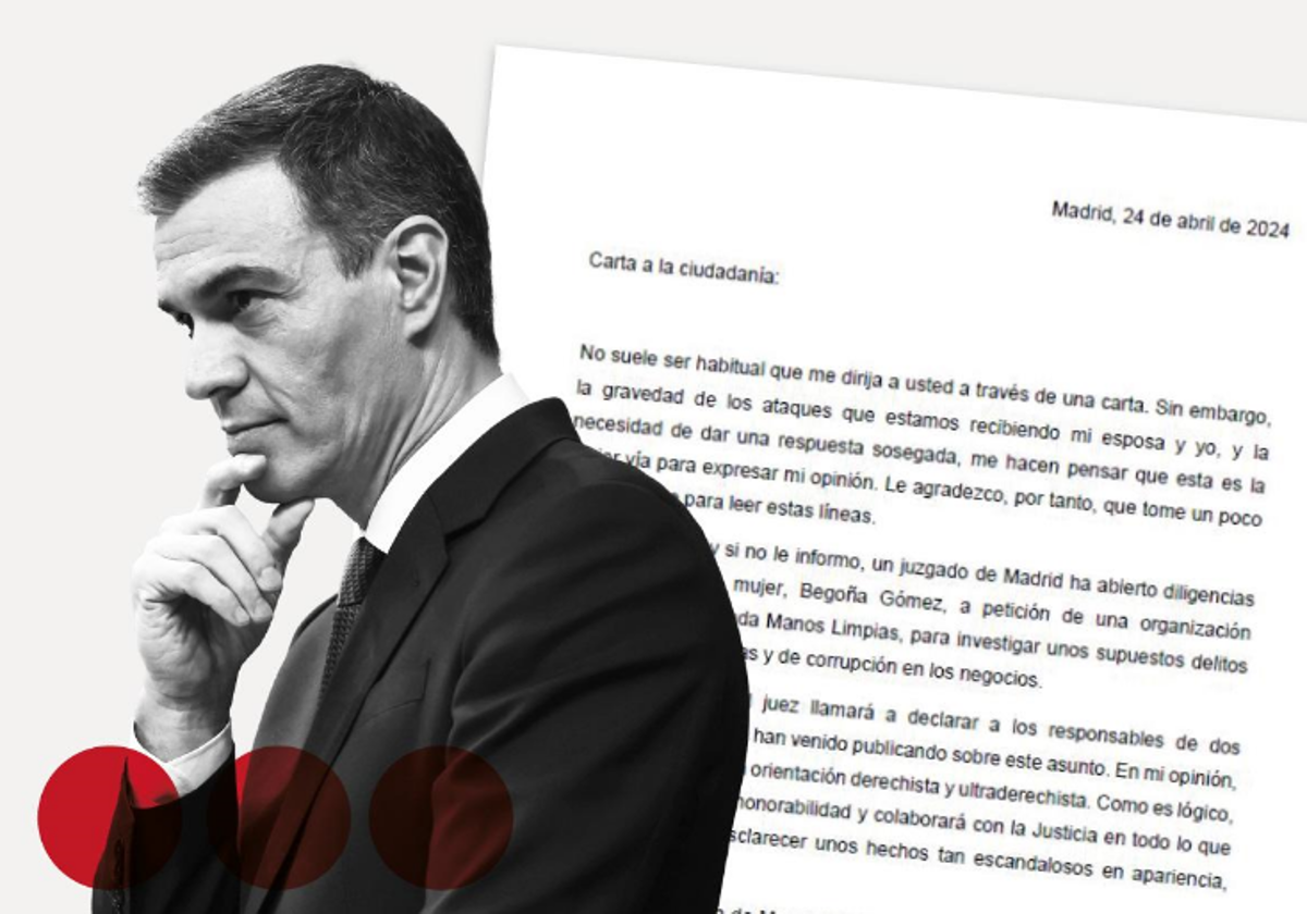 La carta íntegra de Pedro Sánchez: «Necesito parar y reflexionar»