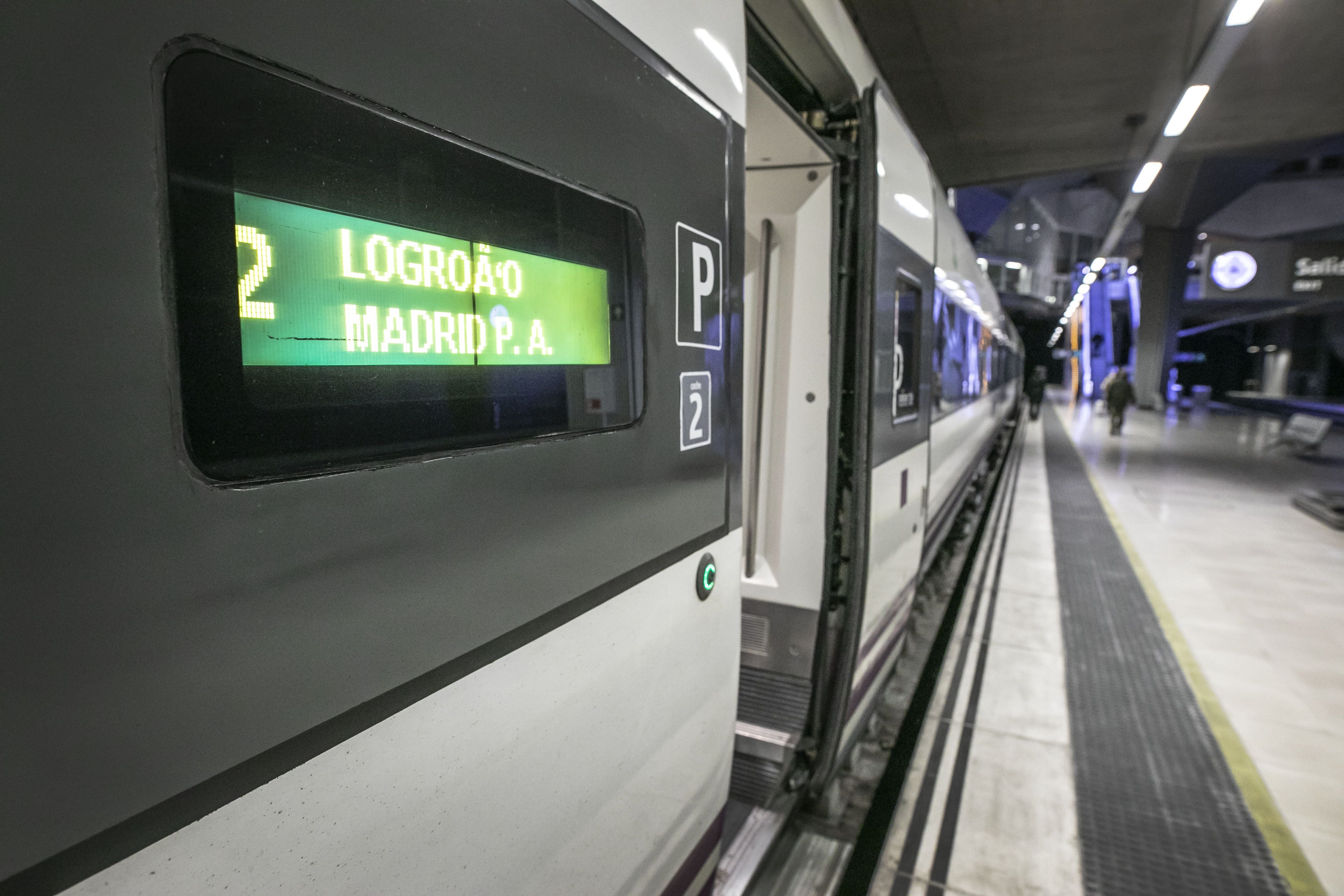 Imagen de archivo de la estación de tren de Logroño.