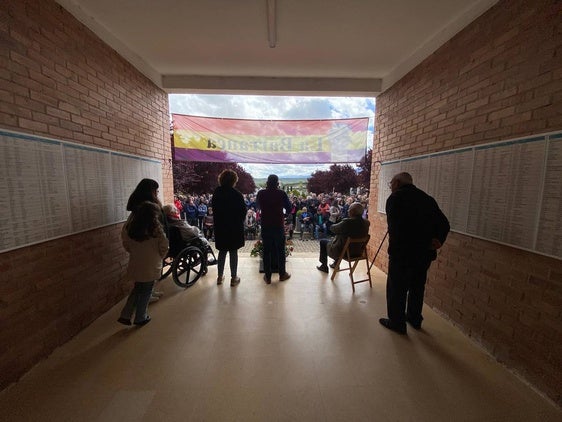 Un momento del acto celebrado en La Barranca.