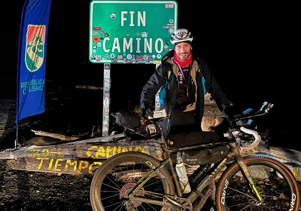 Juan Carlos Escolar, al concluir victorioso La Gravel del Fuego.