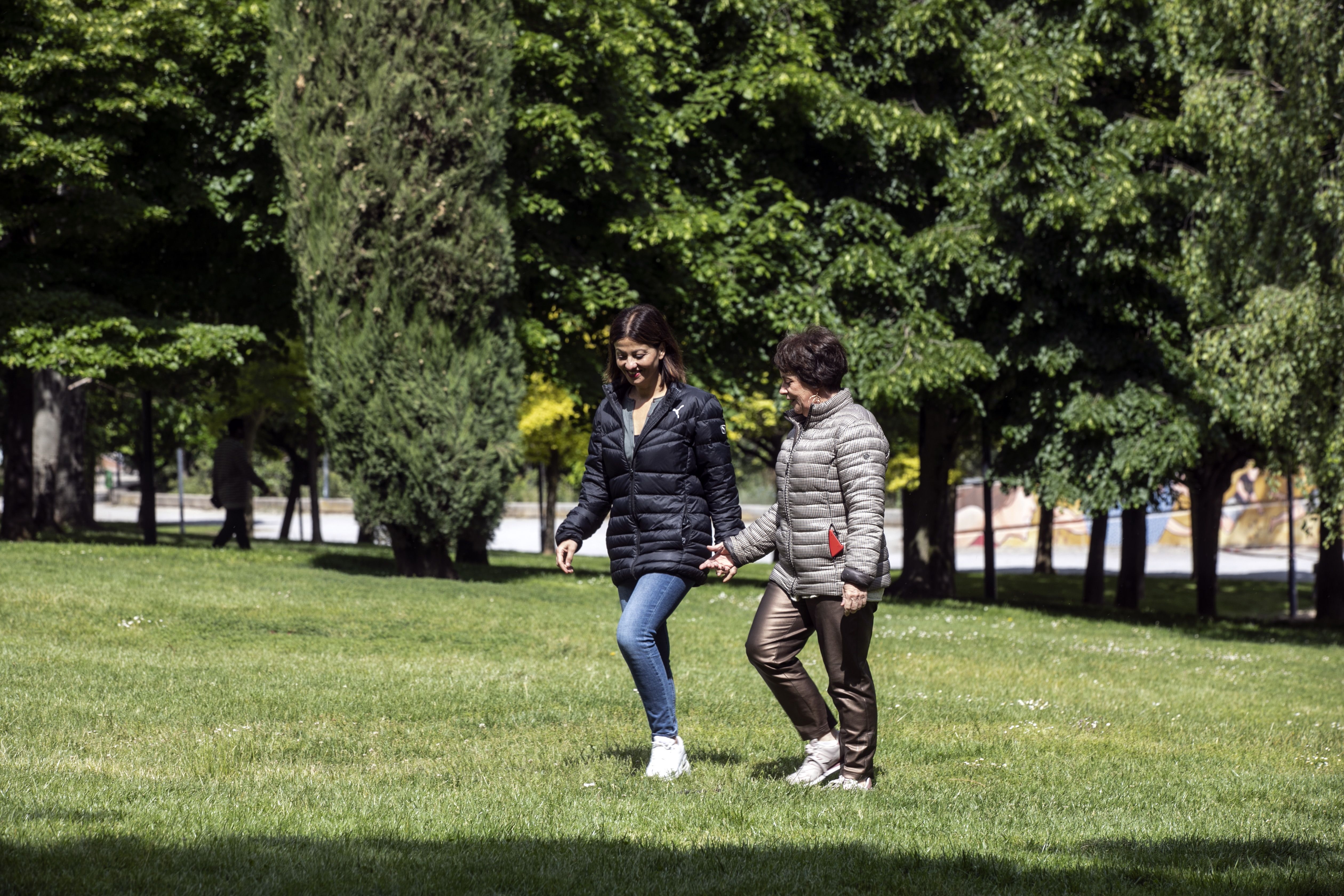 Sira Rego y Henar Moreno, en Logroño el año pasado.