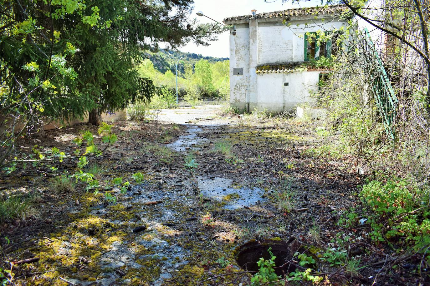 Las imágenes del estado de abandono de la piscifactoria