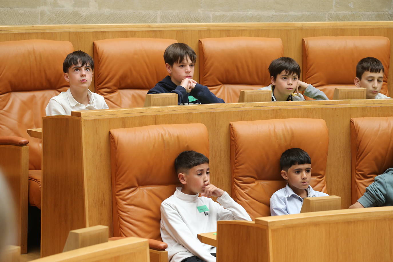 El Parlamento de La Rioja acoge la celebración del Pleno infantil