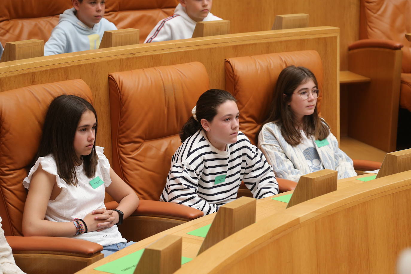 El Parlamento de La Rioja acoge la celebración del Pleno infantil