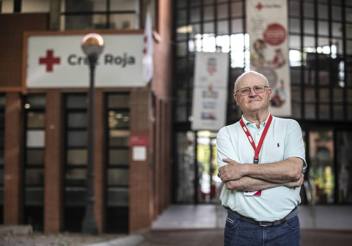 José Ignacio Rodríguez-Maimón, en la sede que Cruz Roja en La Rioja tiene en la capital riojana.