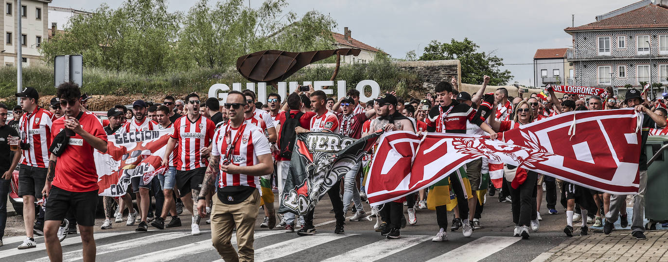 Las imágenes de la afición de la UDL en Guijuelo