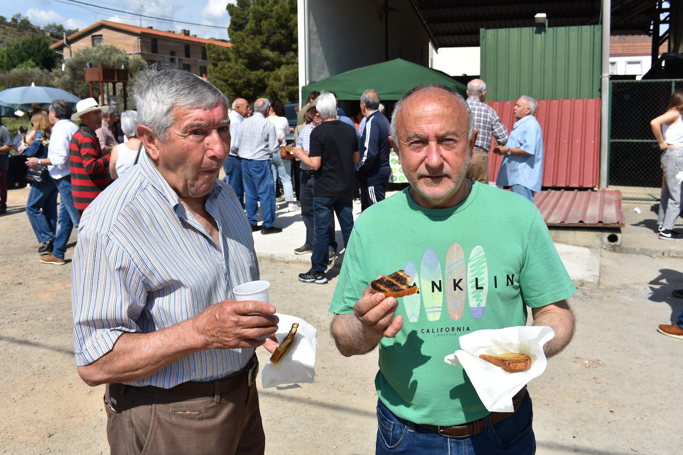 Fiesta del trujal en Igea con 1.500 tostadas para disfrutar