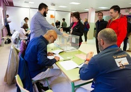 Resultado de las mesas electorales de Nájera