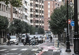 Carril bici de Duquesa de la Victoria.