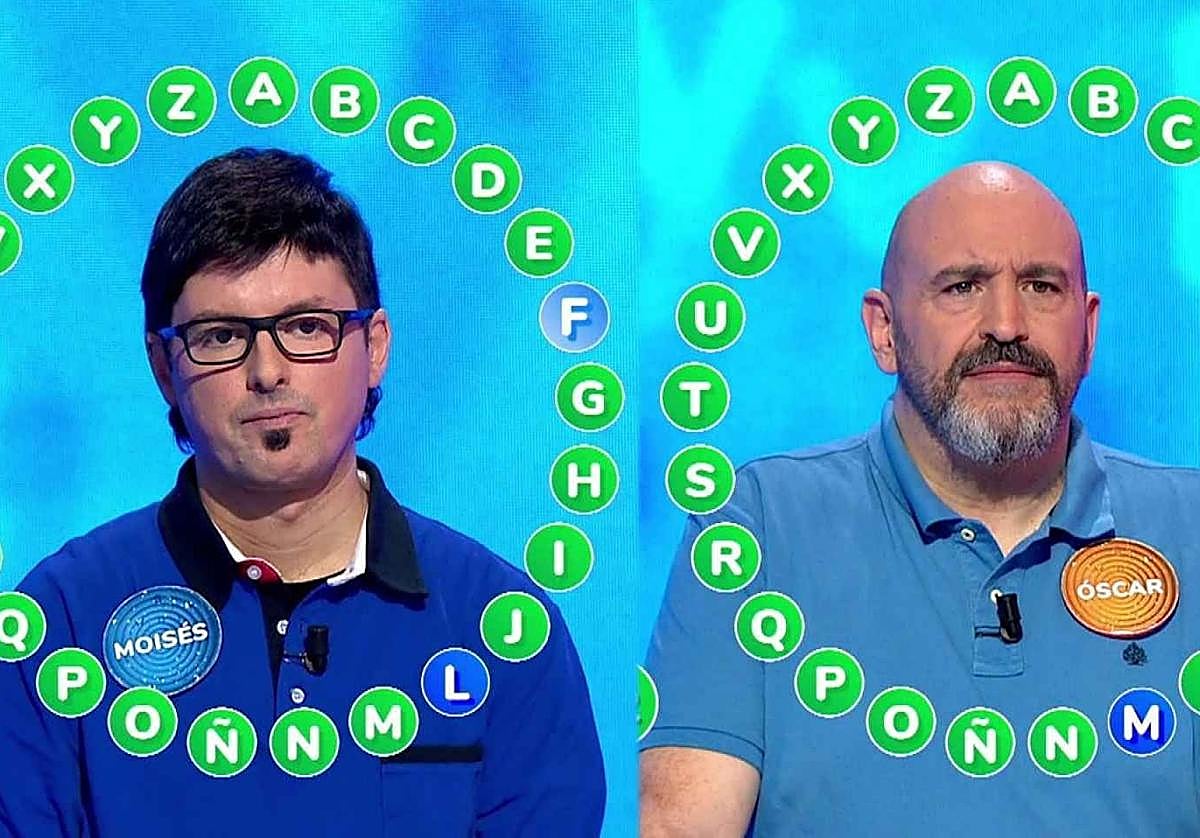 Moisés Laguardia y Óscar se enfrentan este miércoles por el bote de Pasapalabra.