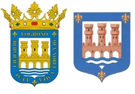 El pleno logroñés se plantea oficializar un escudo de 1523 sin leyenda ni corona