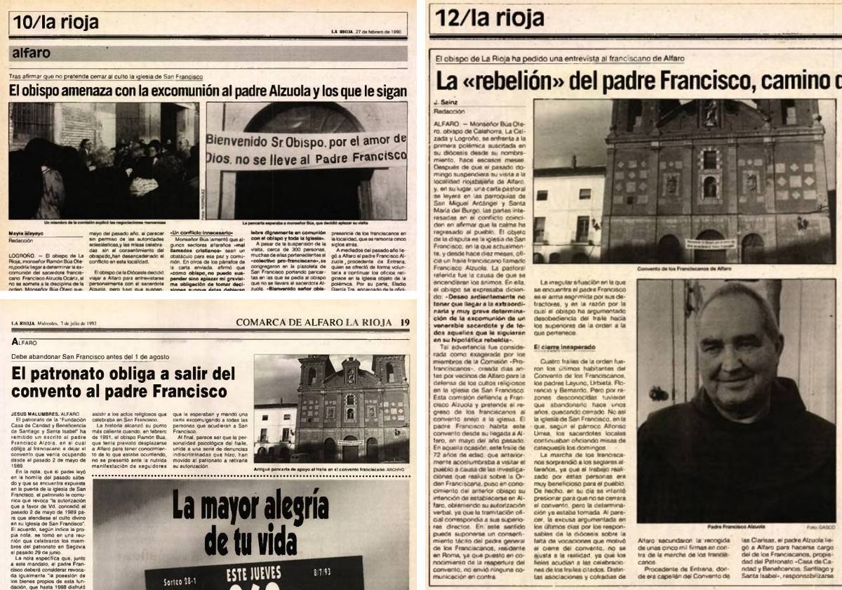 Varias noticias de la hemeroteca de Diario LA RIOJA a propósito de la polémica.