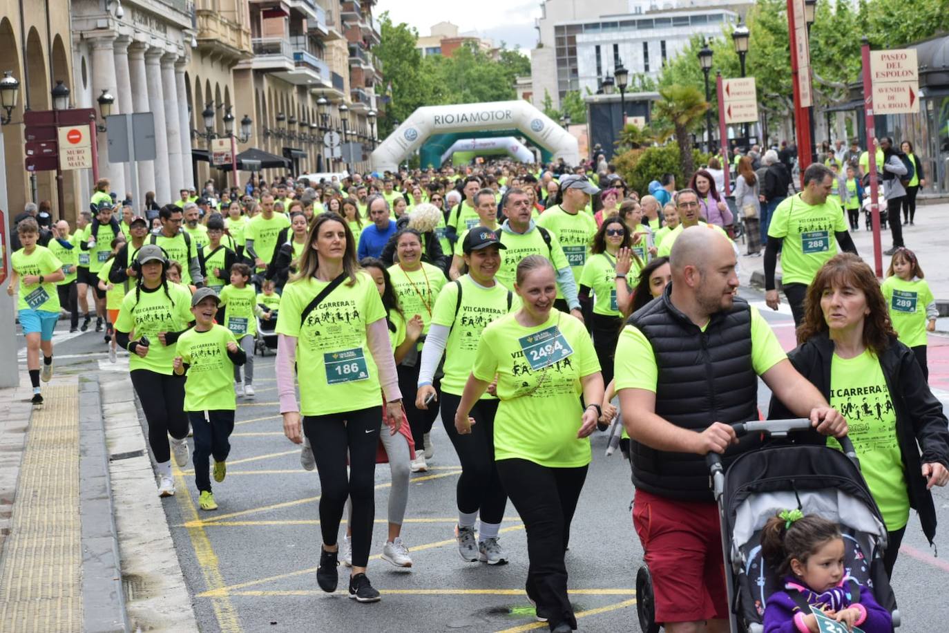 La Carrera de la Familia recorre las calles de Logroño con espíritu solidario