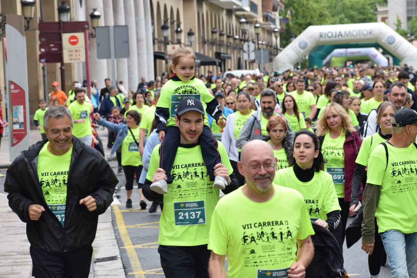 La Carrera de la Familia recorre las calles de Logroño con espíritu solidario