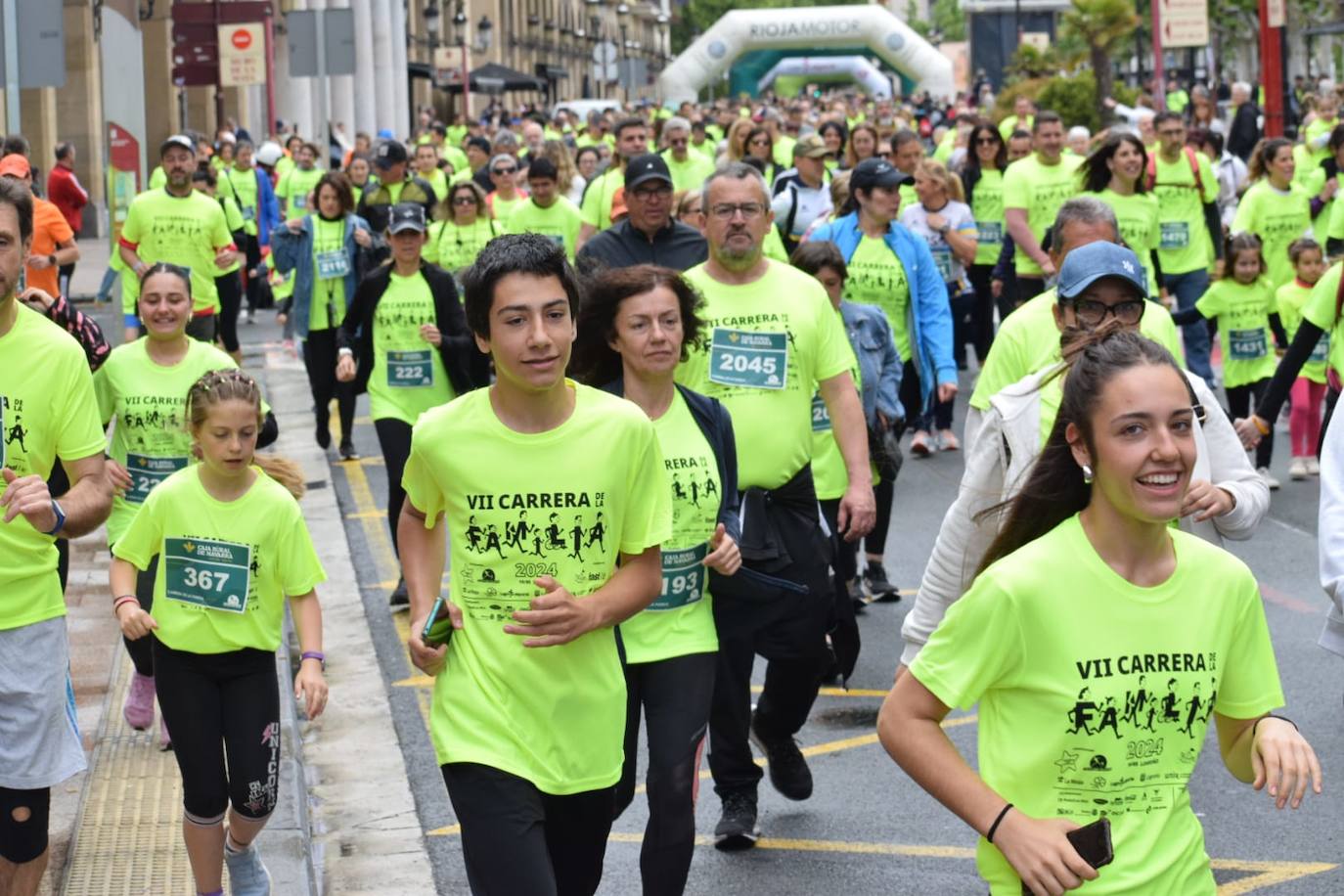 La Carrera de la Familia recorre las calles de Logroño con espíritu solidario