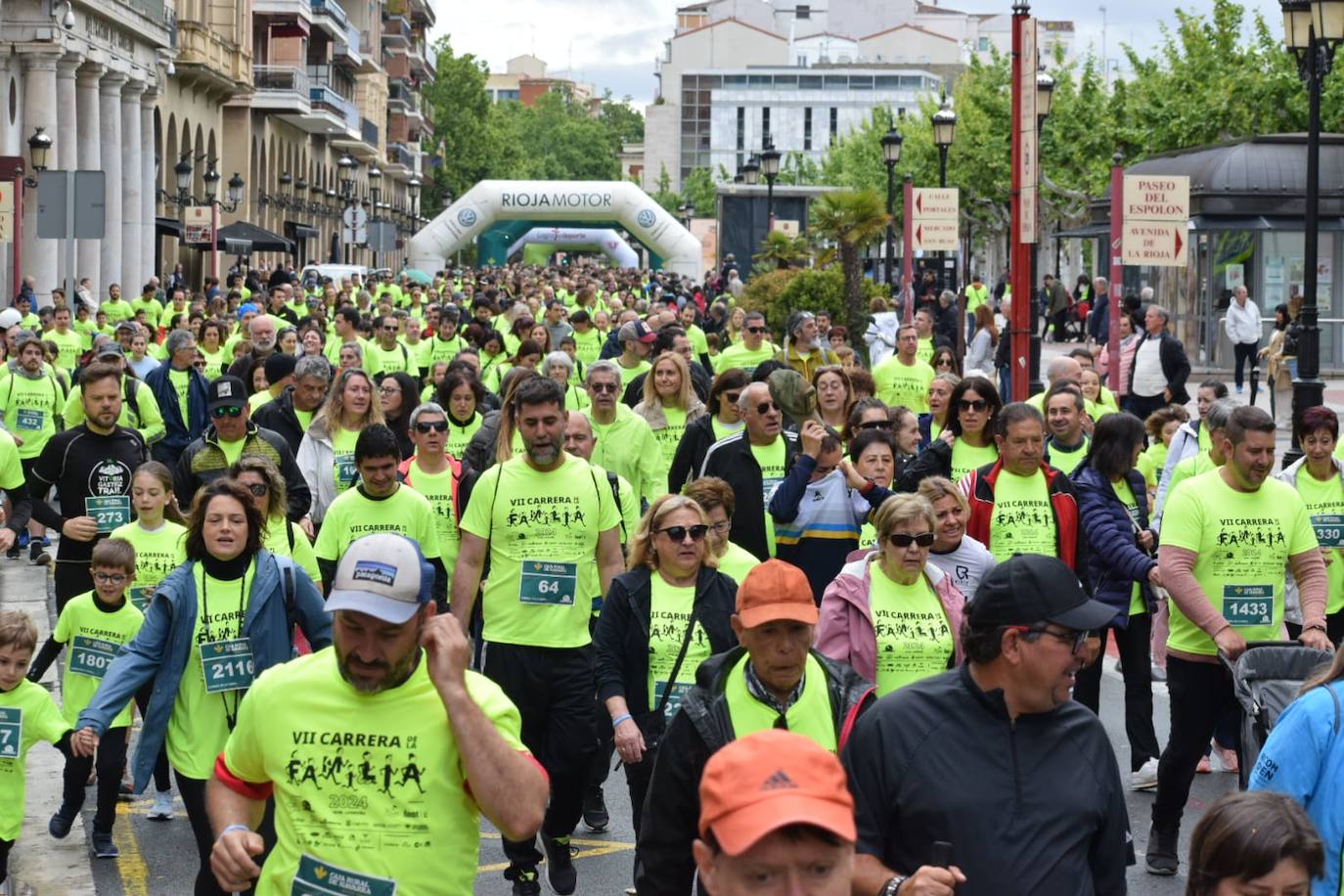 La Carrera de la Familia recorre las calles de Logroño con espíritu solidario