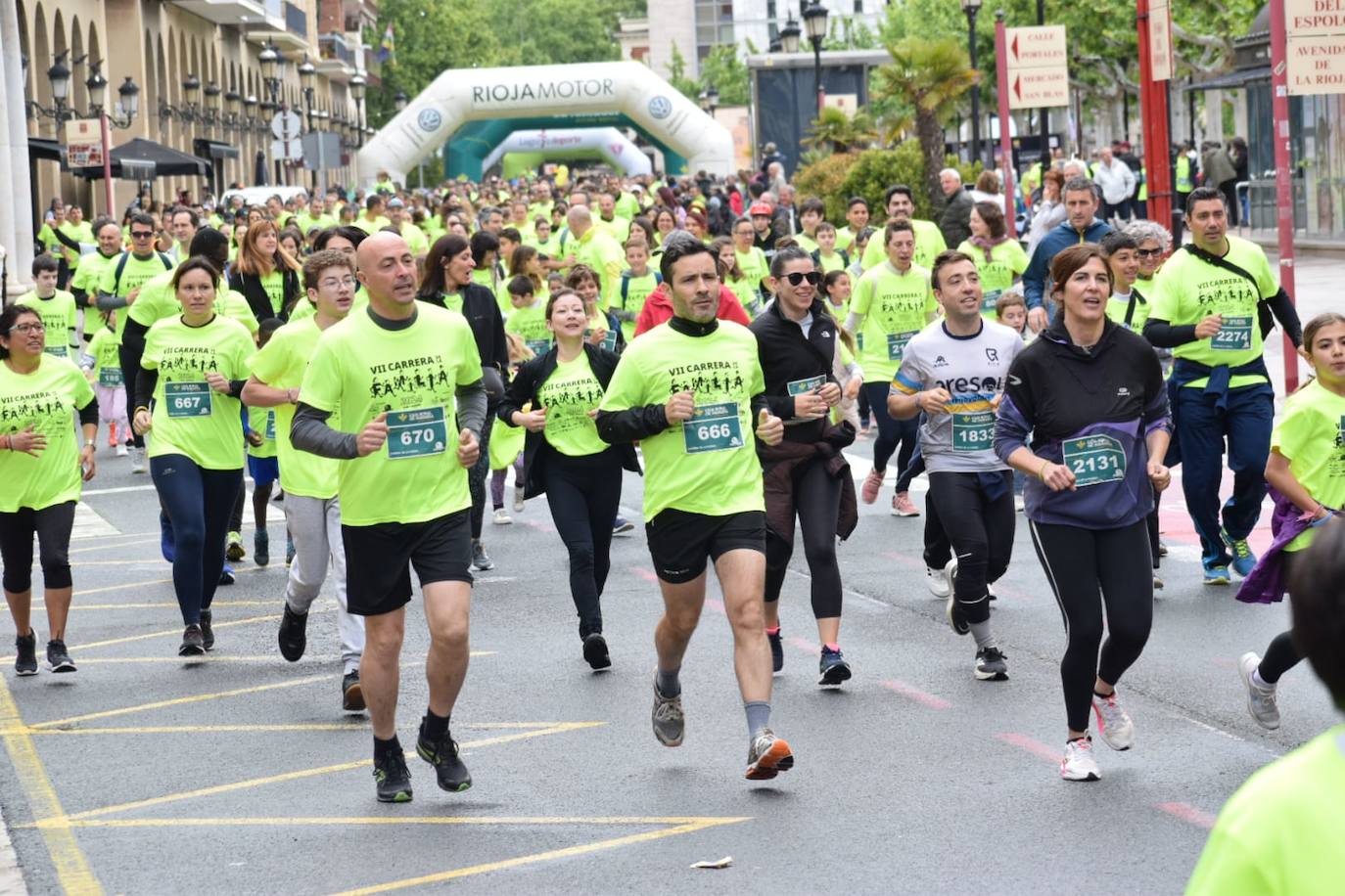 La Carrera de la Familia recorre las calles de Logroño con espíritu solidario