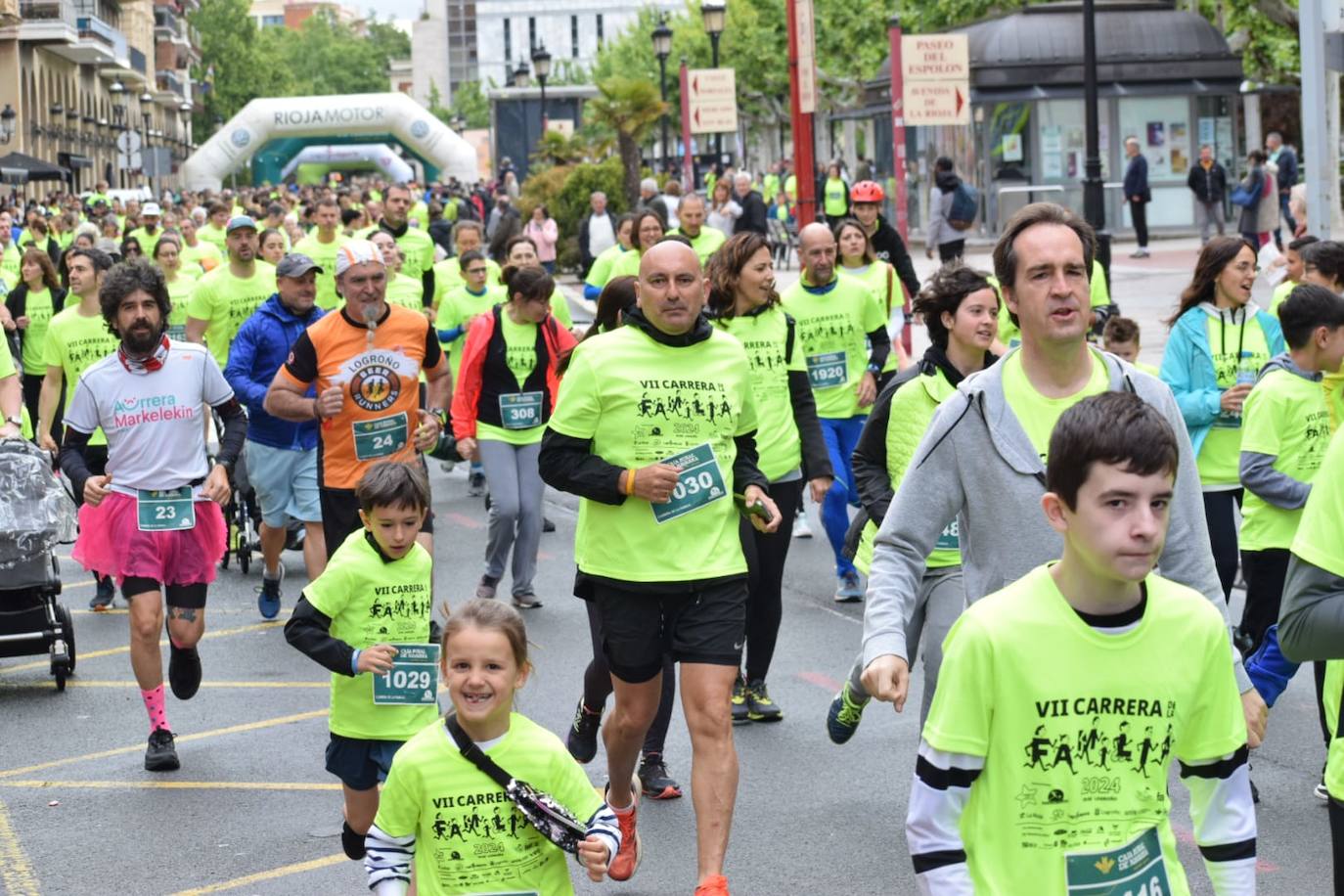 La Carrera de la Familia recorre las calles de Logroño con espíritu solidario