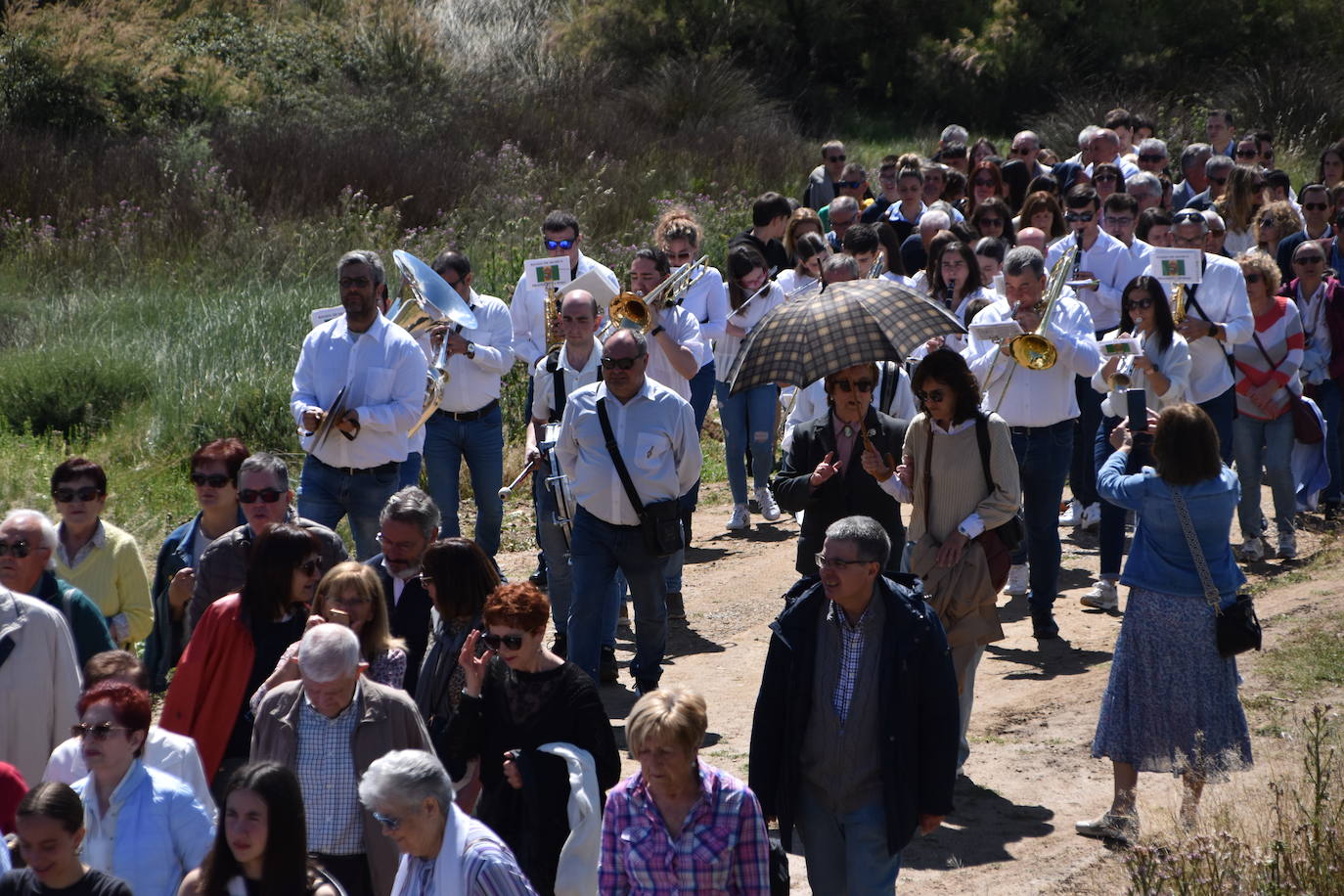 Inauguración de la ermita de la Virgen de Fátima en Pradejón