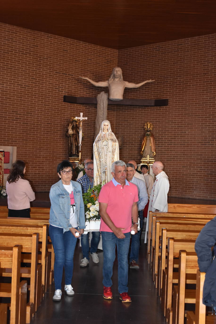 Inauguración de la ermita de la Virgen de Fátima en Pradejón