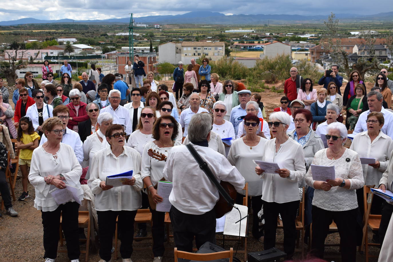 Inauguración de la ermita de la Virgen de Fátima en Pradejón