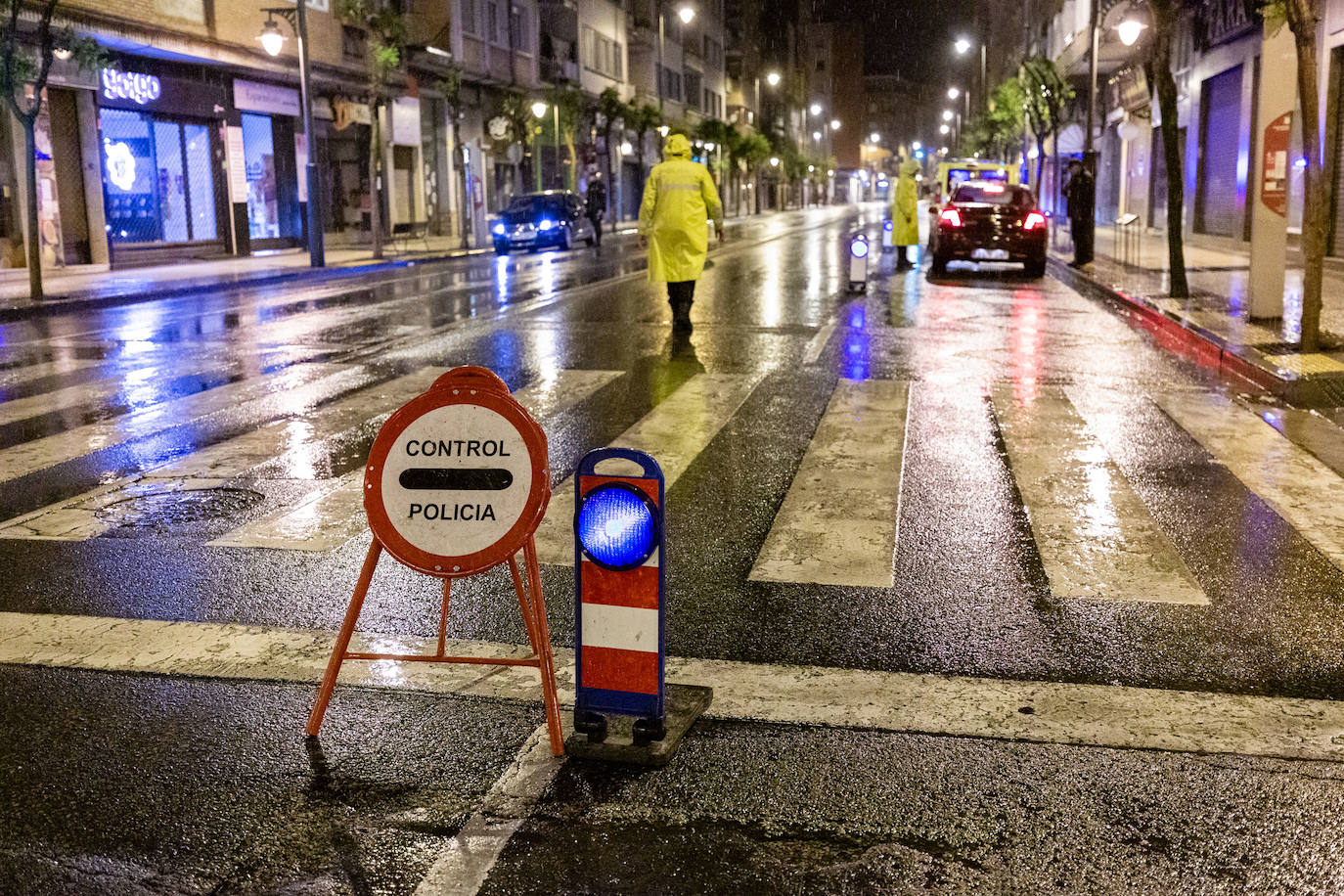 De patrulla por las calles de Logroño