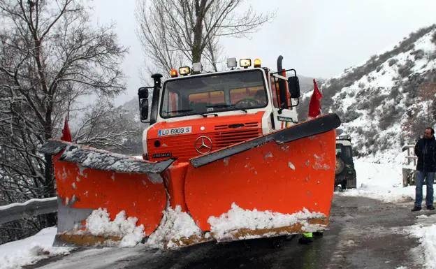 Imagen de archivo de un quitanieves.