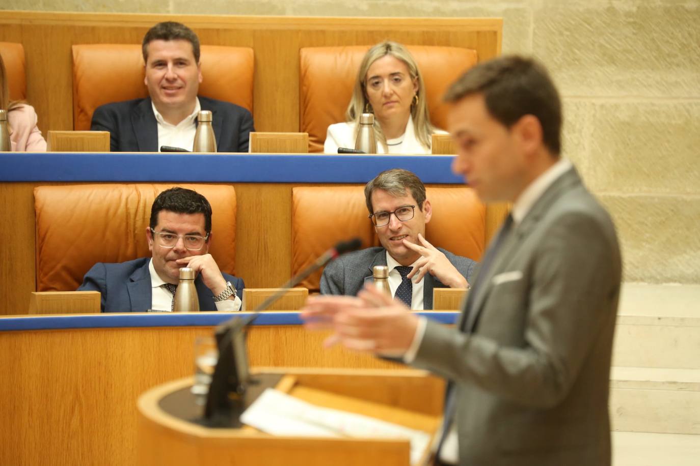 Las imágenes del pleno del Parlamento