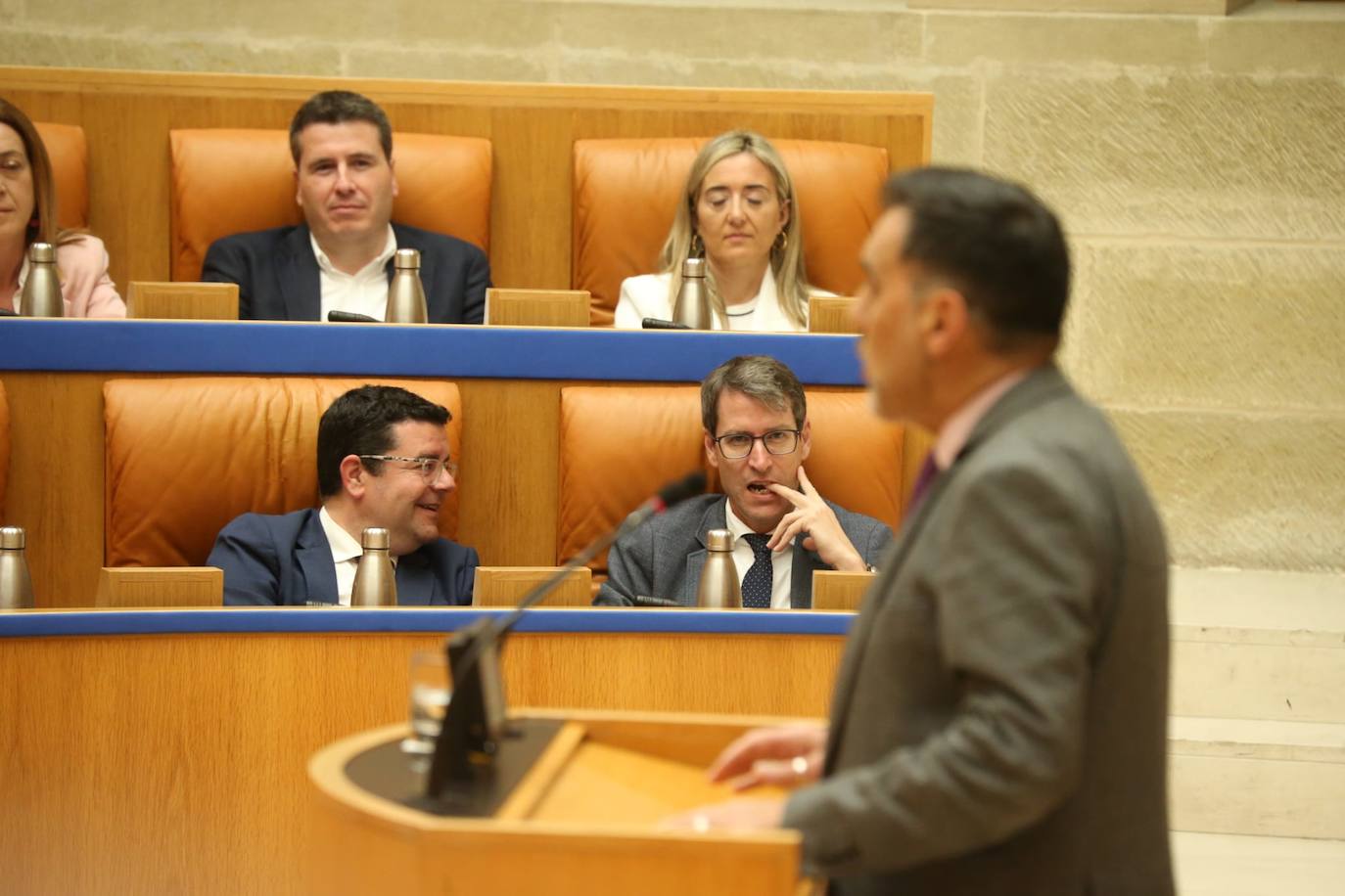 Las imágenes del pleno del Parlamento