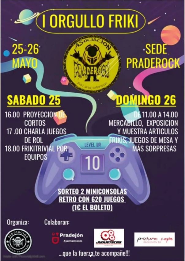 Cartel de I Orgullo Friki.