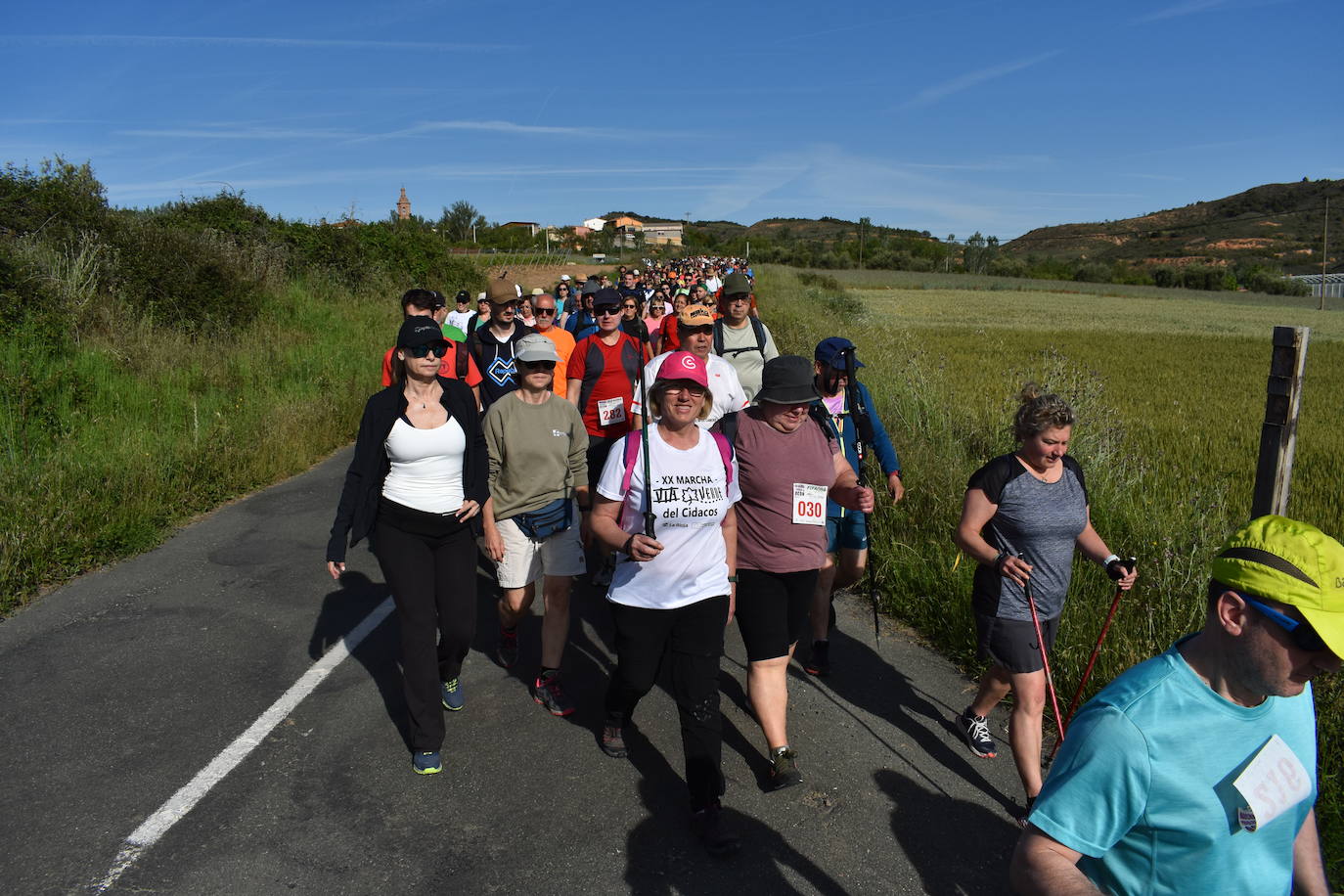 La marcha de los pueblos de Ocón, en imágenes