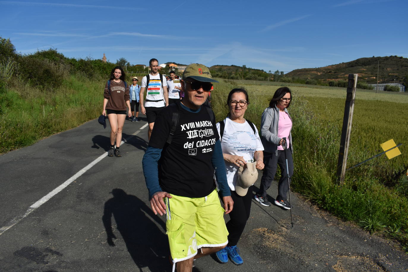 La marcha de los pueblos de Ocón, en imágenes