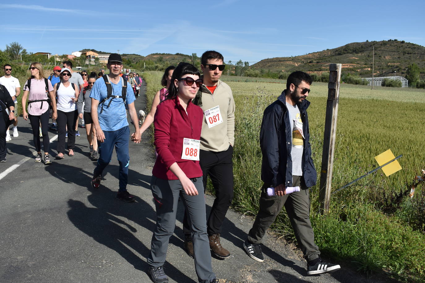 La marcha de los pueblos de Ocón, en imágenes