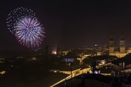 Fuegos artificiales del día 19 de septiembre del año pasado.