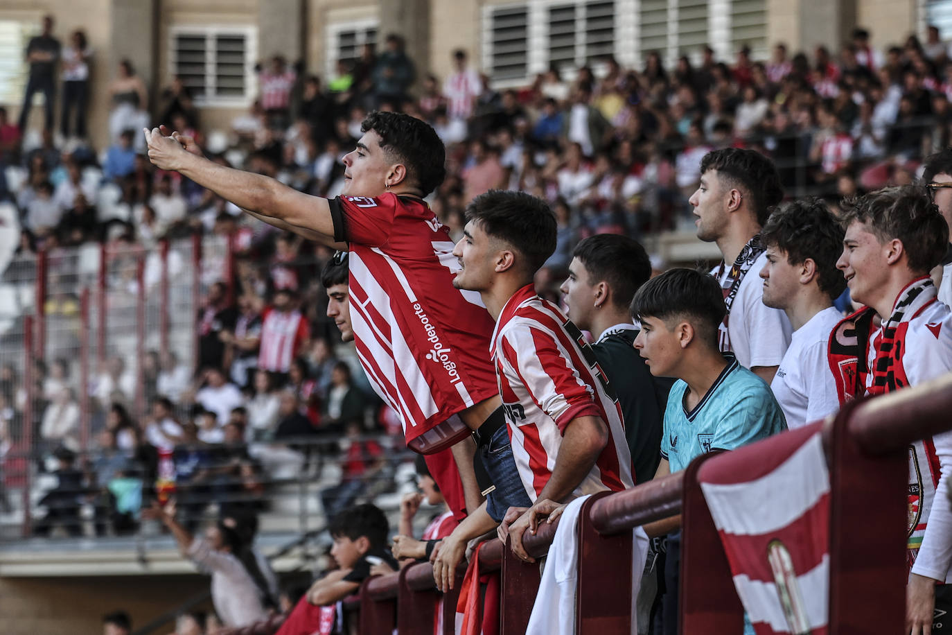 Las imágenes de los aficionados en Las Gaunas