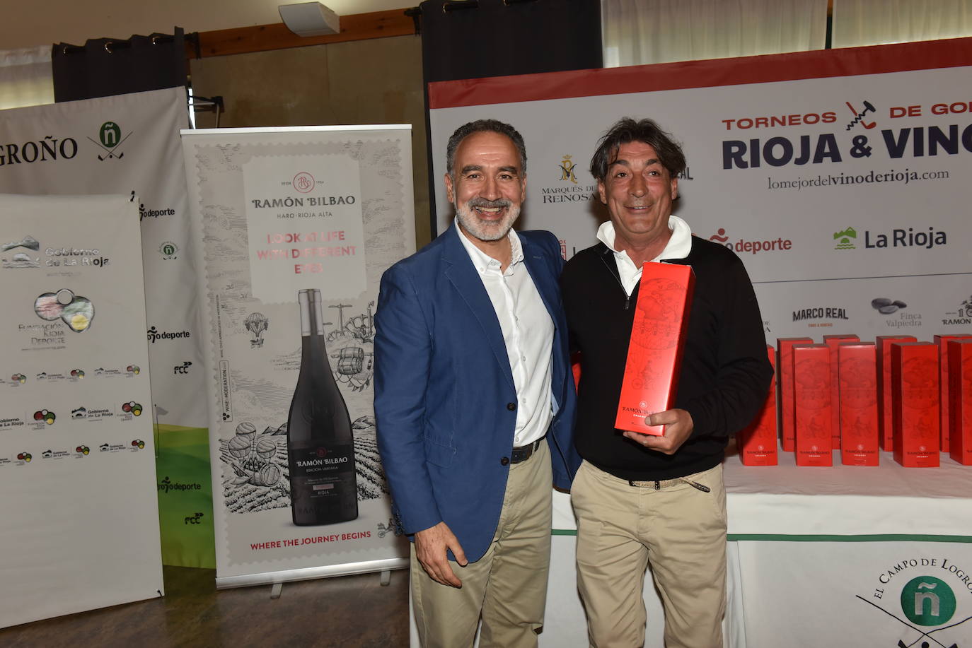 Entrega de premios y cata de los vinos de Ramón Bilbao